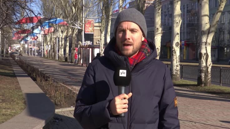 Tunnelma Donetskissa on yhä rauhallinen