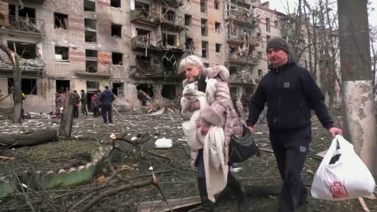 Venäjä tulittaa Harkovaa ilmasta ja tykeillä