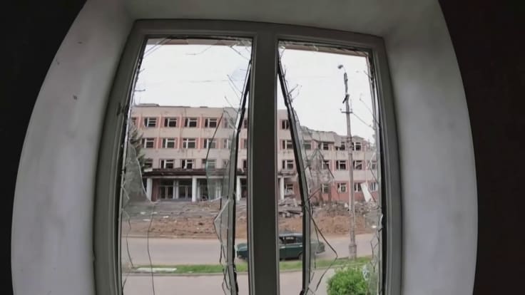 Venäjän ilmahyökkäys osui yliopistoon Bah'mutissa, Donetskin alueella