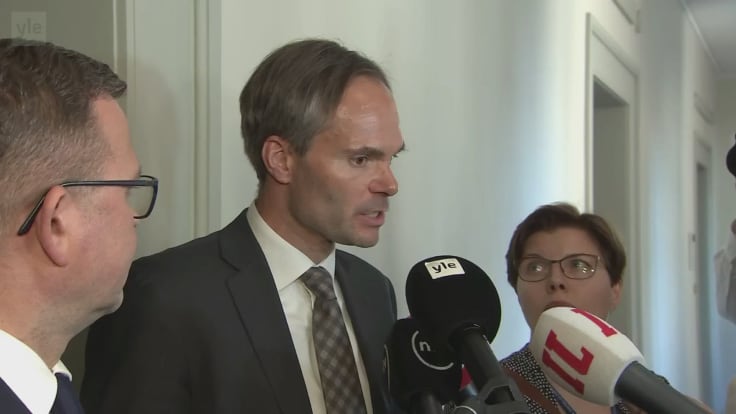 Kokoomuksen eduskuntaryhmän puheenjohtaja Kai Mykkänen kommentoi Wille Rydmanin luottamusta