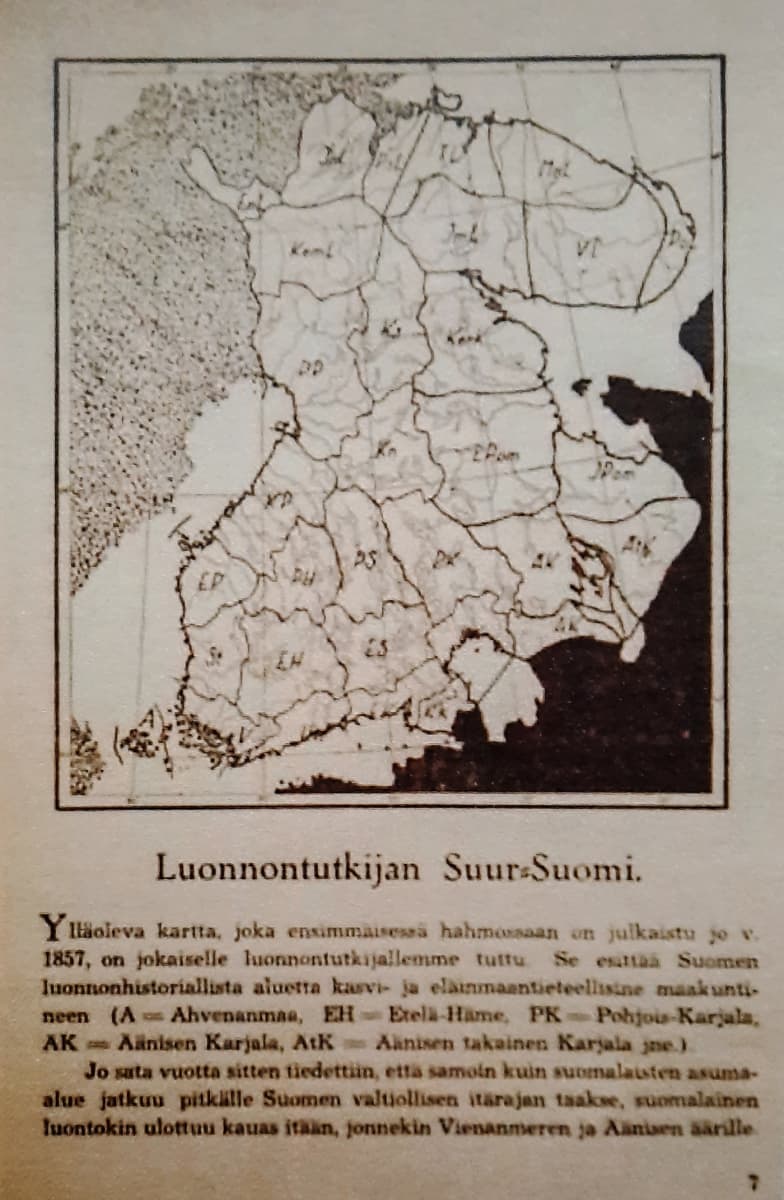 Kun Suomen peruskallion rajaa piirrettiin vuonna 1899, syntyi  luonnontieteellinen Suur-Suomi | Yle Uutiset