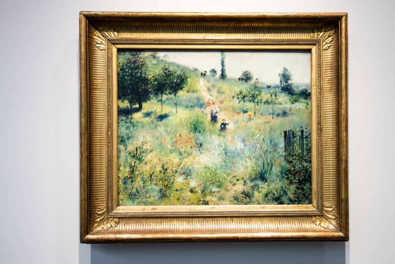 Pierre-Auguste Renoir, Path in the tall grass, c.1875.
