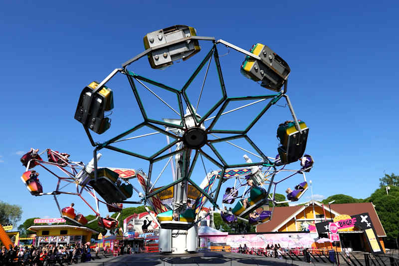 Amusement park in Särkänniemi.  Photo taken 3.6.2024.