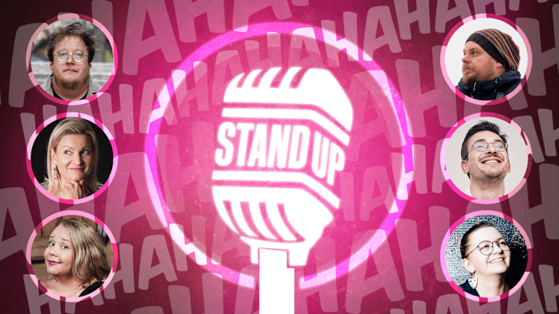 Six stand-up comedians and a microphone.