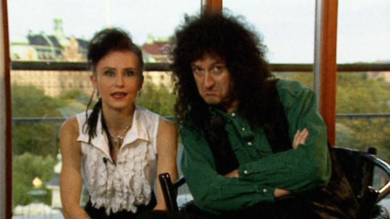 Хели Невакар берет интервью у Брайана Мэя, 1992 год.