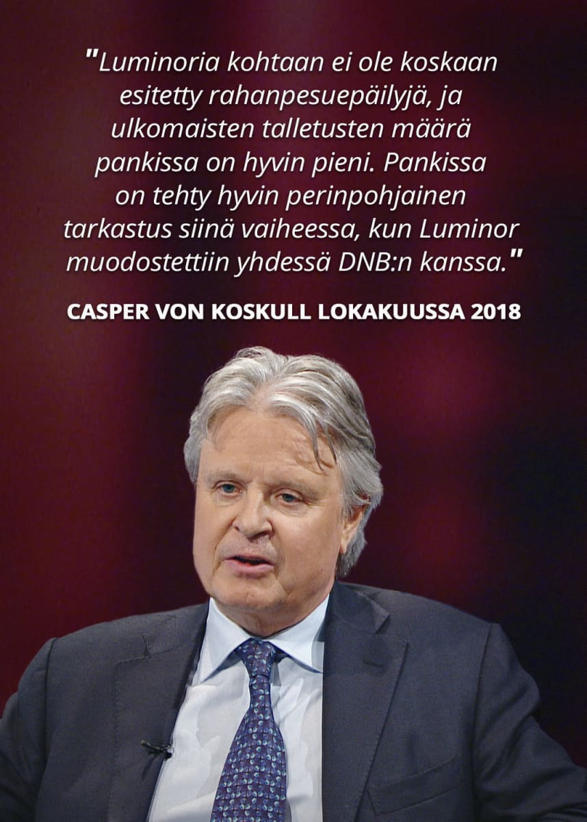 Casper von Koskullin sitaatti lokakuulta 2018.