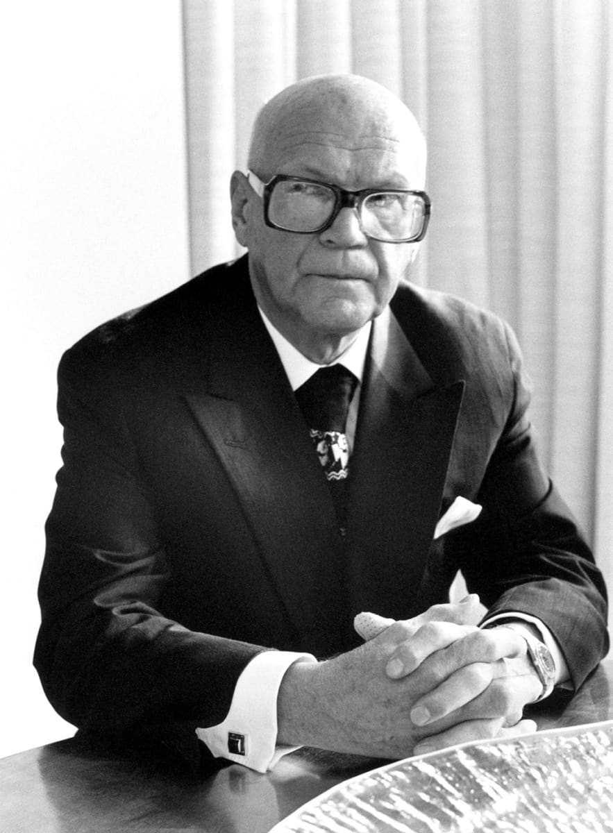 Urho Kekkonen vuonna 1975.