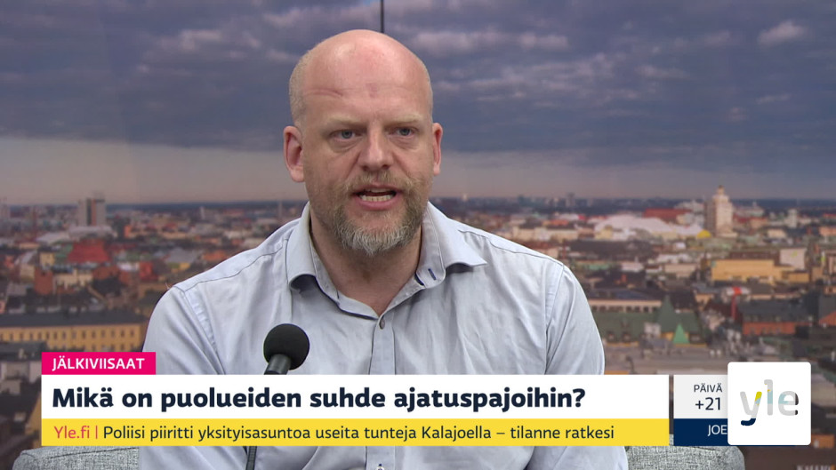 Puolueiden Suhde Ajatuspajoihin Ja Matti Vanhasen Paluu Ministeriksi Jalkiviisaat Tv Areena Yle Fi