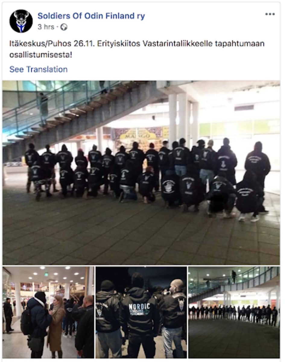 Soldiers of Odin Facebook page