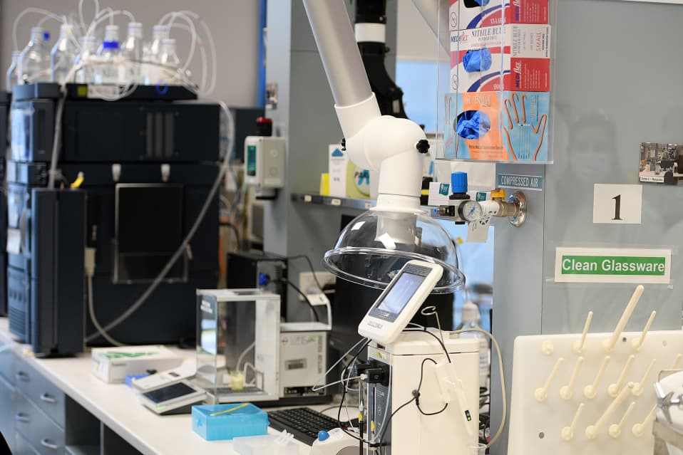 Astra Zenecan laboratorio Sydneyssä.