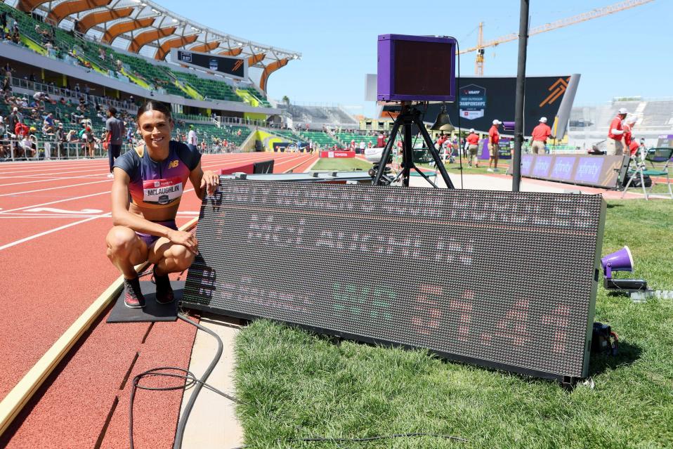 Sydney McLaughlin.