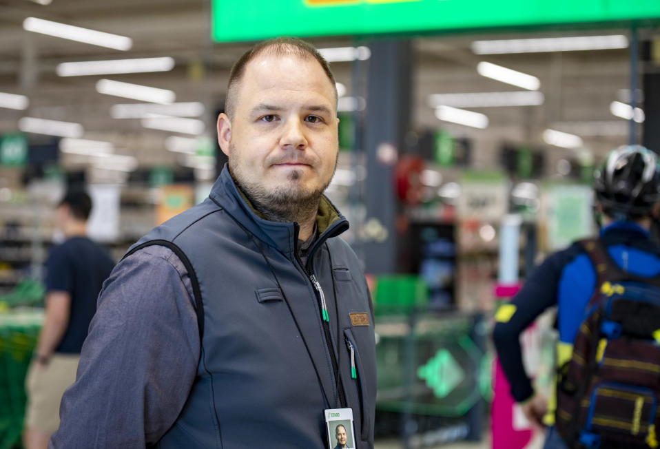 Lappeenrannan Prisman johtaja Antti Punkkinen.