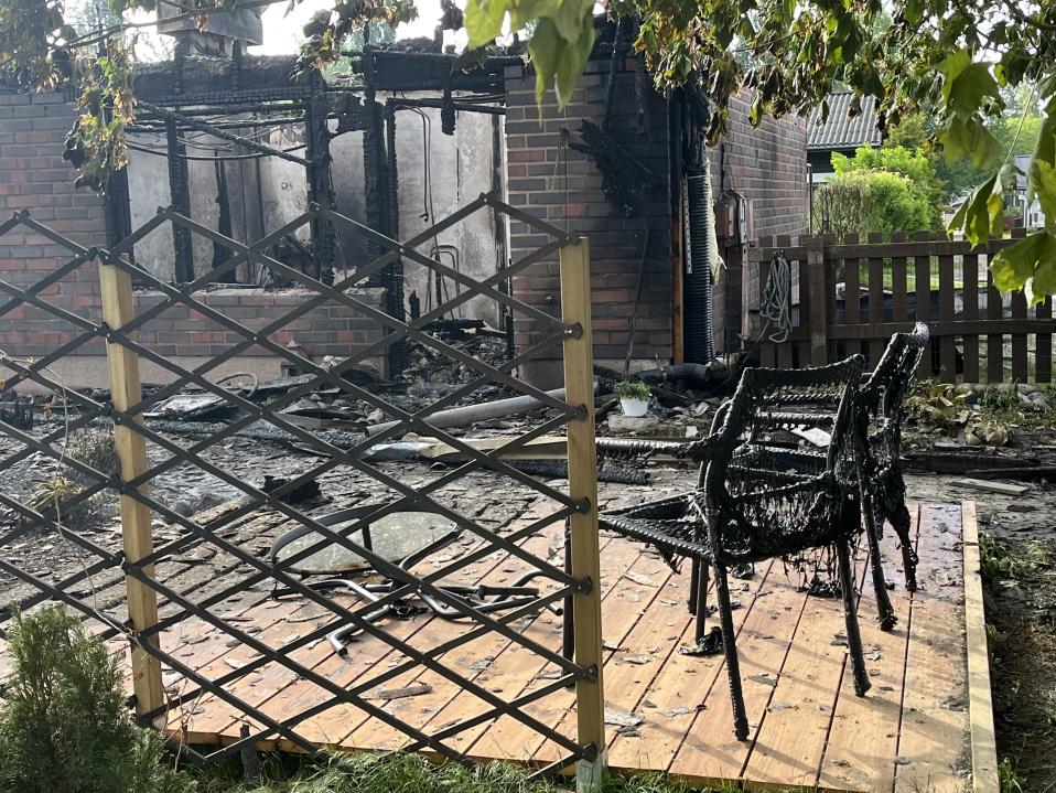 10 homes were destroyed in the Vihti townhouse fire