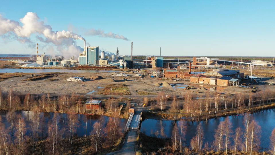 Metsä Groupin Kemin Pajusaaren tehdas