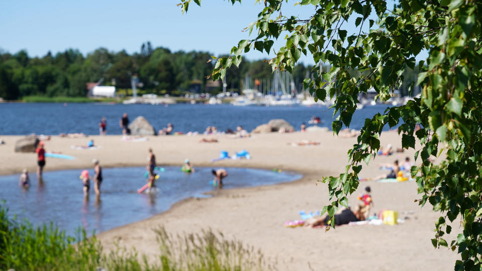 Vaasan Hietasaari, uimaranta