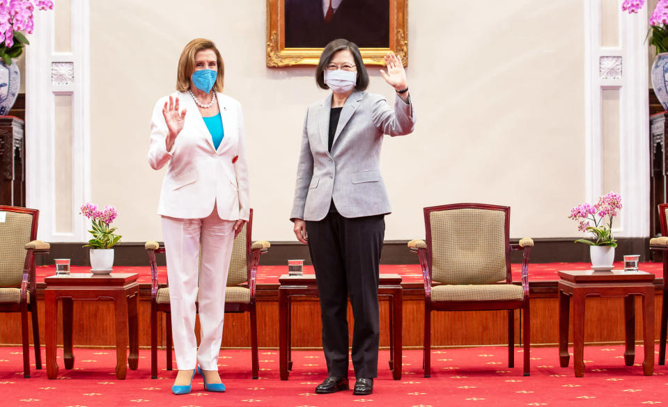 Nancy Pelosi ja Tsai Ing-wen.
