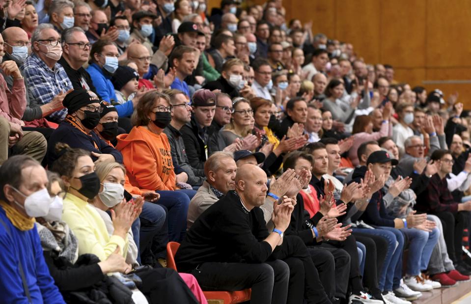 Helsingin Seagullsin ja Kauhajoen Karhu Basketin ottelu lauantaina 6.11.2021 oli loppuunmyyty.