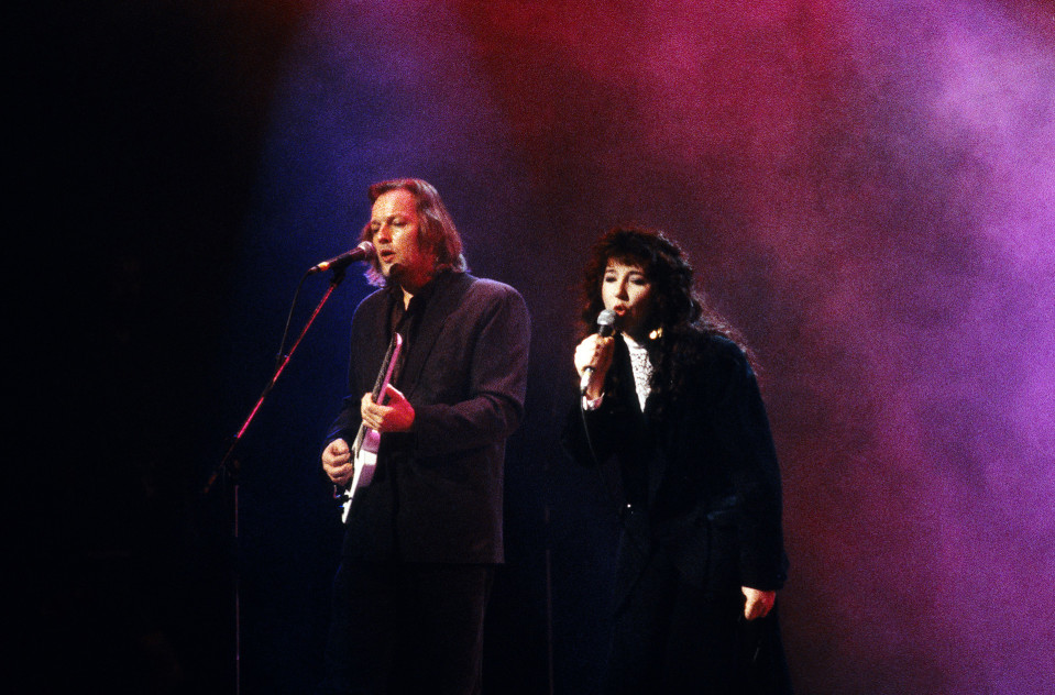 Kate Bush ja David Gilmour 1987.