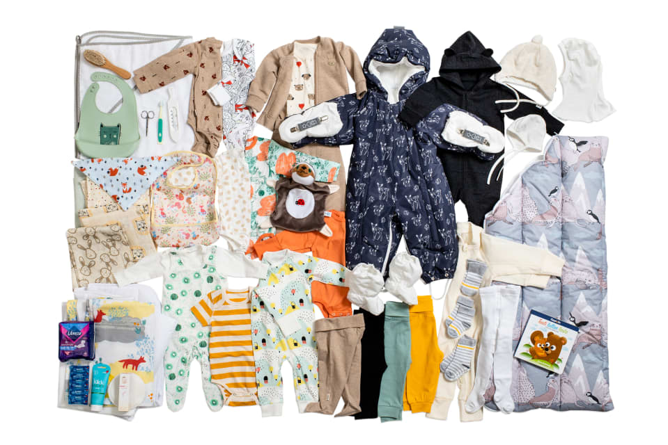 Finland's new baby box refreshes the colors and contents