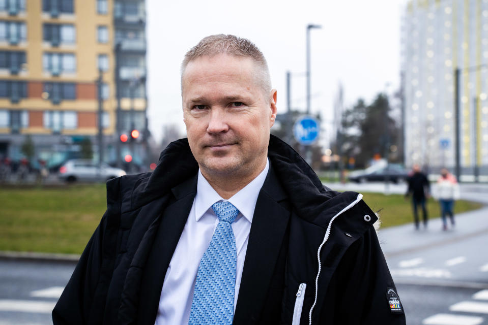 Perussuomalaisten tamperelainen kunnanvaltuutettu Lassi Kaleva.