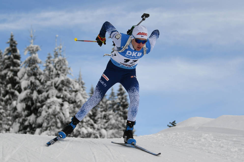 Tero Seppälä Hochfilzenin pikakilpailussa.