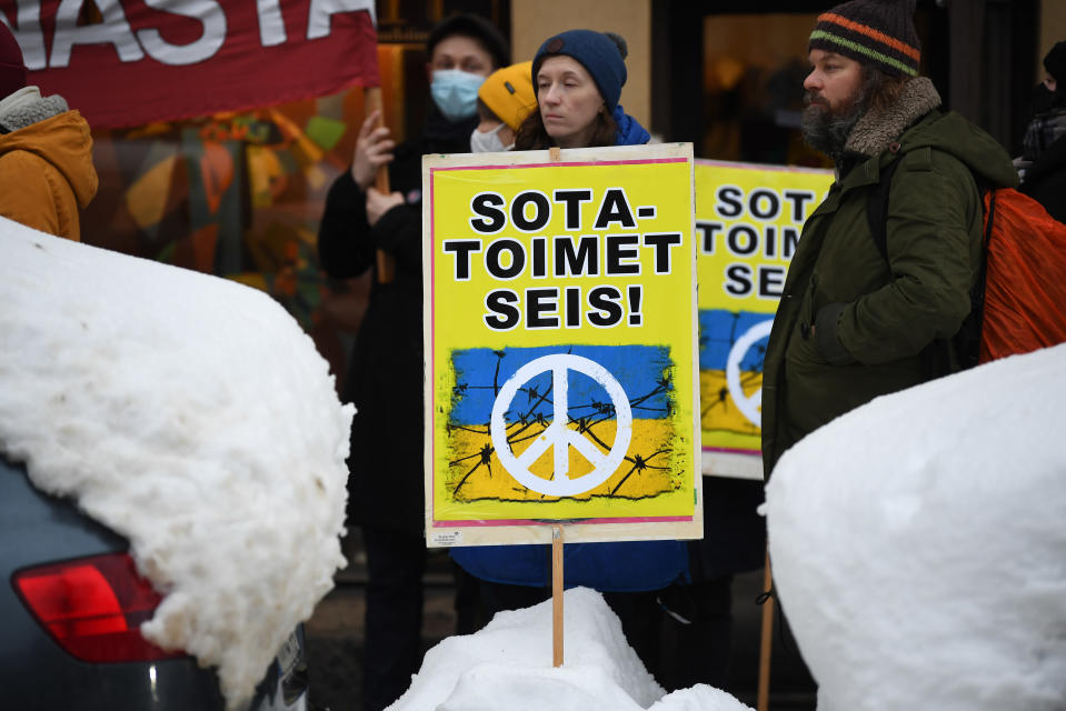 Thousands of people are expected to attend Helsinki to support Ukraine