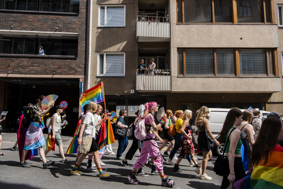 On July 2, 2022, a Pride parade was organized in Helsinki.