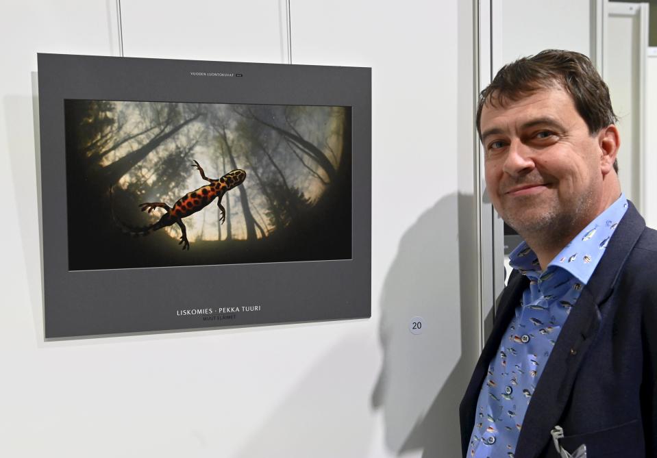 Newt Snap wurde mit dem Preis „Finnisches Naturbild des Jahres“ ausgezeichnet