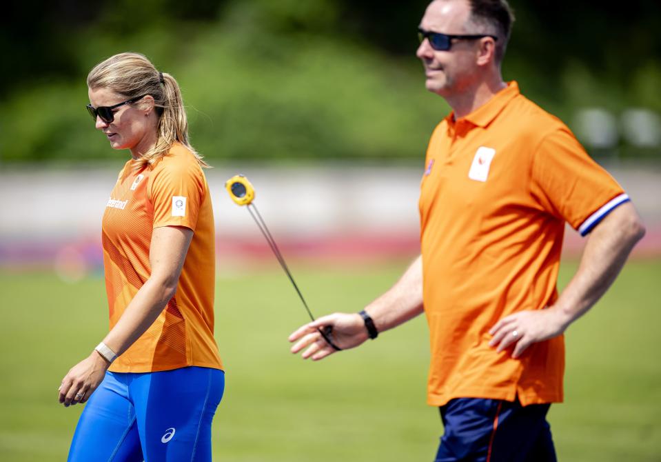 Dafne Schippers ja Bart Bennema.