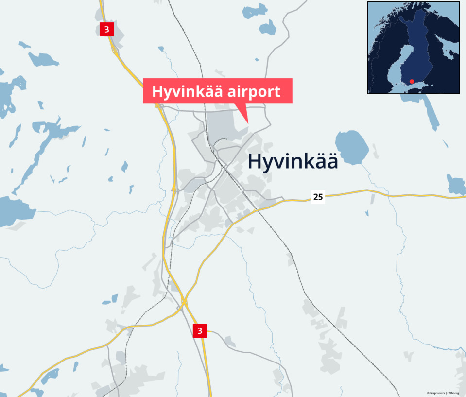 One killed and one injured as a result of a light flight accident in Hyvinkää