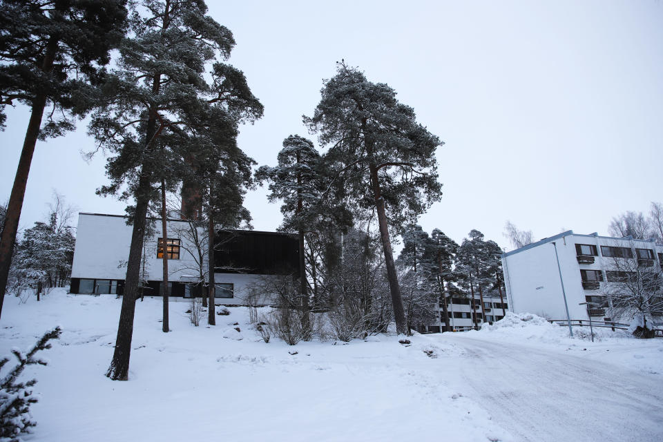 Alvar Aallon sunnittelmia rakennuksia Sunilassa, Kotkassa.