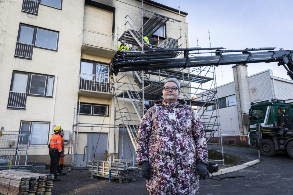 Varkauden kerrostaloräjähdyksessä tapahtuneen talonyhtiön isännöitsijä Kaisa Heiskanen.