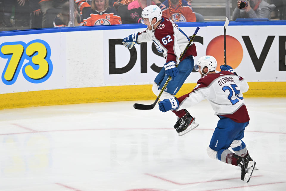 Artturi Lehkonen avgjorde serien mot Edmonton.