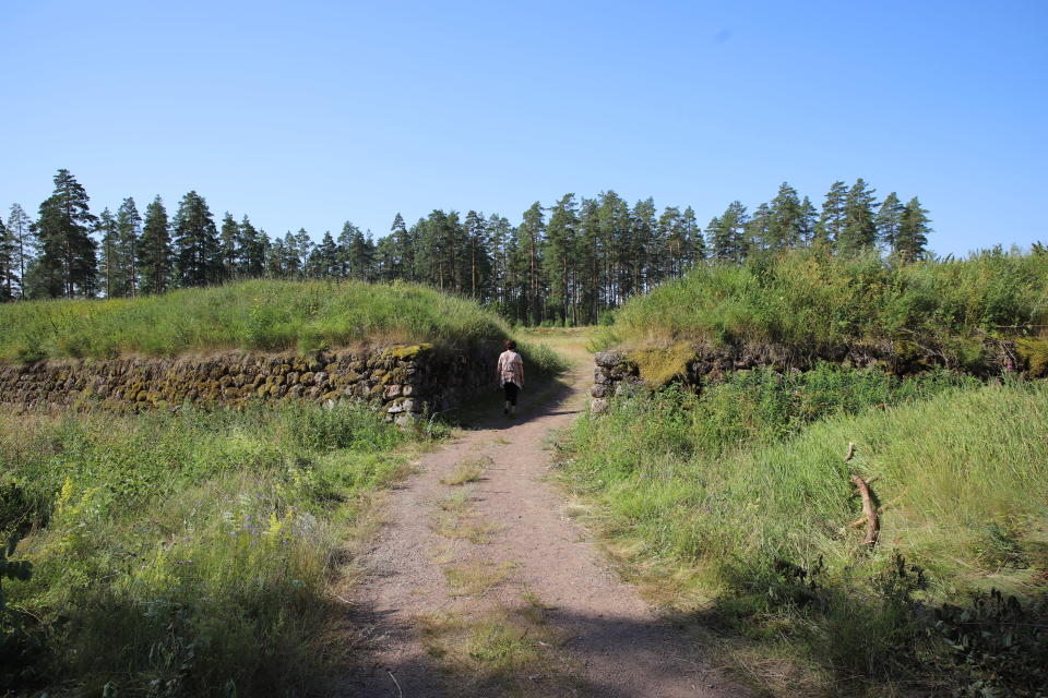 Utin linnoitus Kouvolan Utissa.