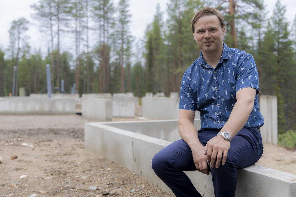 Sallan kunnanhallituksen puheenjohtaja Petteri Salmijärvi.