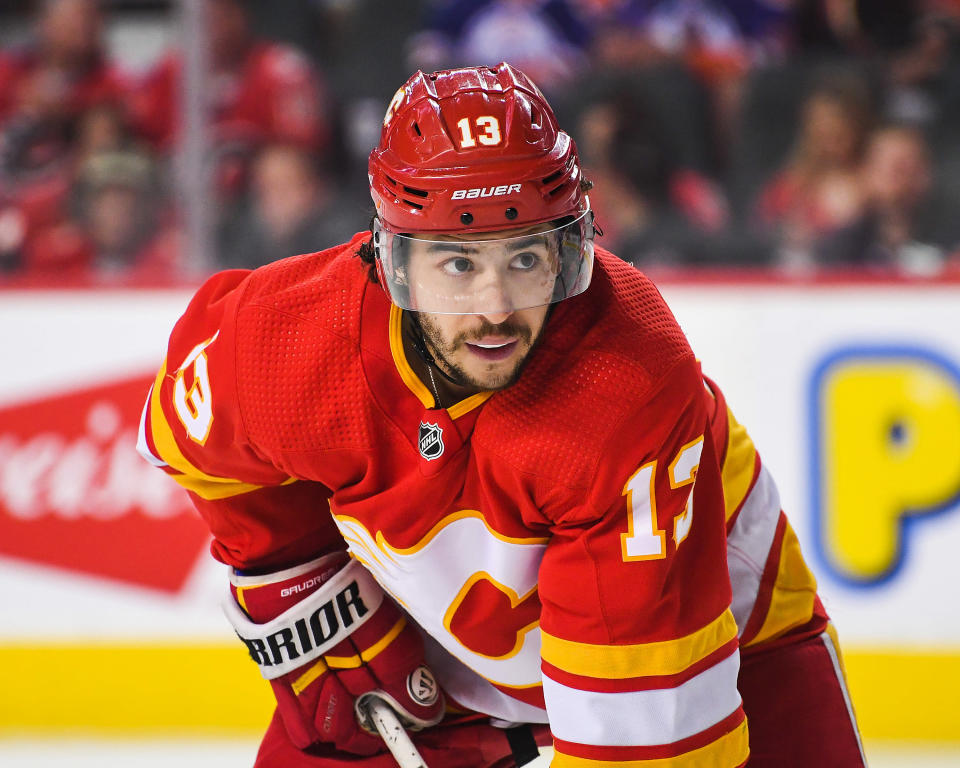 Johnny Gaudreau kuvassa.